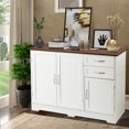 Gymax Buffet Storage Console Table Kitchen Sideboardd Home