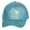 Aqua, variant on Top Headwear Fashion Glitter Mesh High Bun Ponytail Trucker Hat - Silver