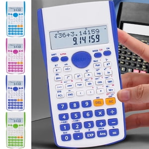 Sentmoon Calculators Calculatrice de bureau Cientific Calculatrice pour les étudiants Batterie Powered Fonction Calculatrice avec LCD Afficher les outils de calcul de la géométrie algèbre