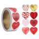 thumbnail image 2 of Rollo de 500 pegatinas de corazón de 2,5 cm, autoadhesivas, para el Día de San Valentín. Estilo B, 2 of 9