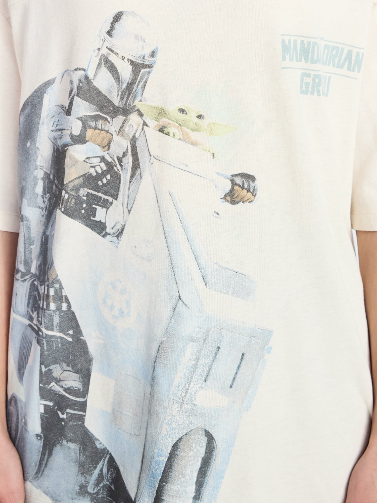 The Mandolorian Women's Graphic Fashion Short Sleeve Tee, Sizes XXS-XXL