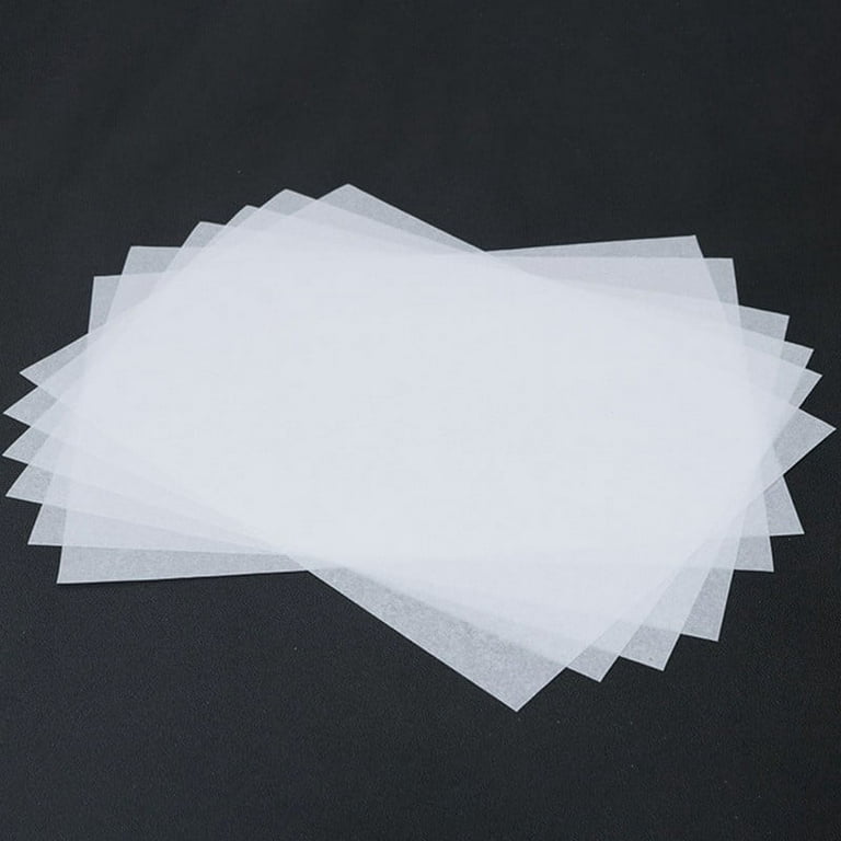 Operitacx 500 Sheets Copy Transparent Paper Tracing Paper Printing Paper  8.5 x 11 White Waterslide Paper Inkjet Clear White Trace Paper Sketching