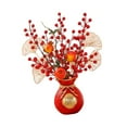 thumbnail image 5 of FashionCha Chinese Lunar New Year Decoration Tabletop Ornament Table Centerpiece Artificial Style D, 5 of 9