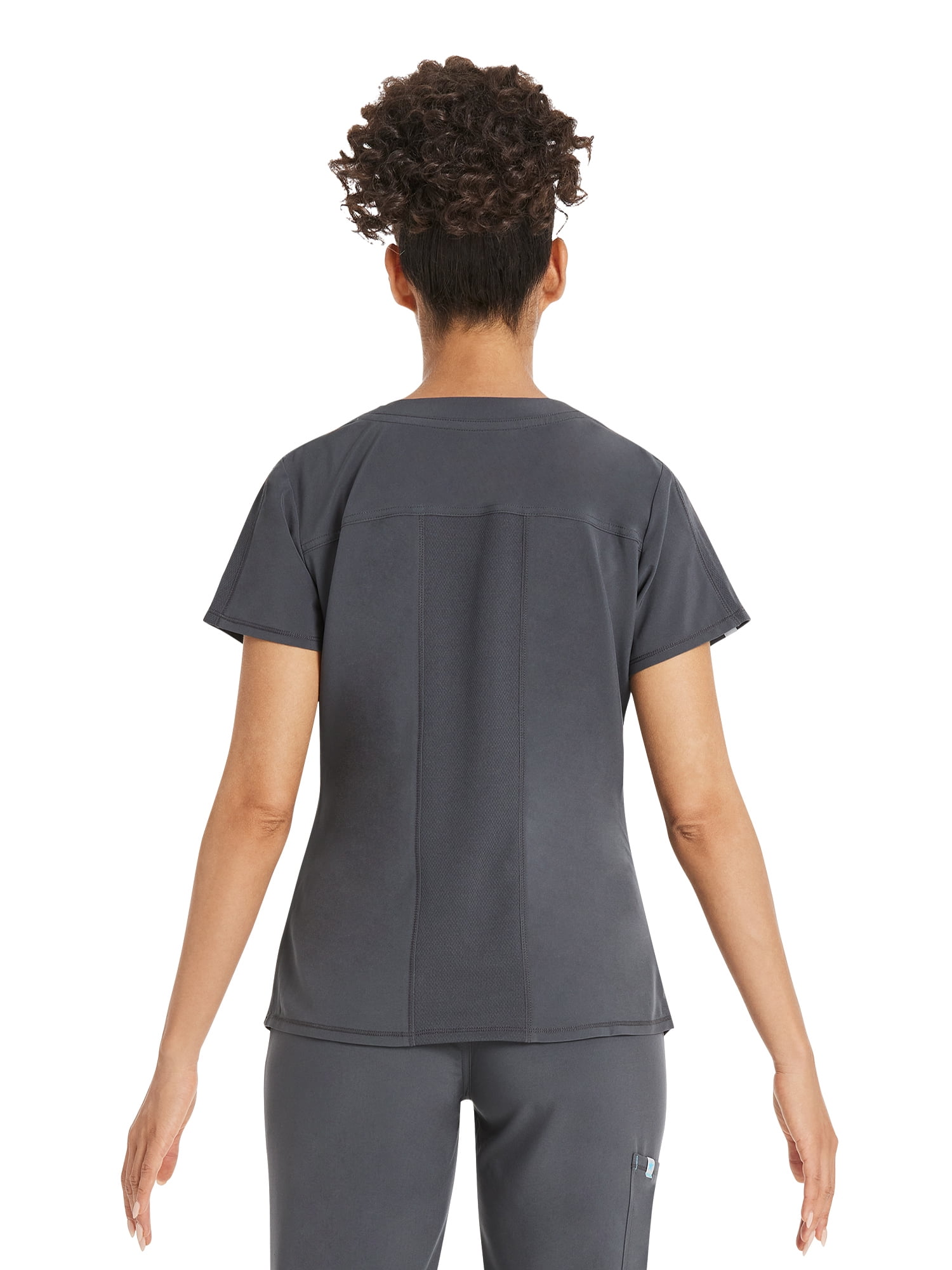 Scrubstar Women's Premium Performance Stretch Double V-Neck Scrub Top, Sizes XS-3XL