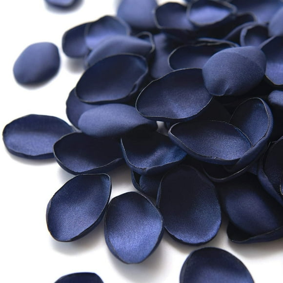 EastVita 200Pcs Simulated Silk Rose Petals, Colored Lifelike Soft Artificial Petal, for Cake Dessert Ornament Wedding Table Aisle Decoration
