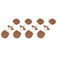 thumbnail image 3 of 4 Pieces Toggle Closure Buttons Decoration Wooden Buttons Accessories Brown, 3 of 9