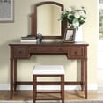 thumbnail image 4 of Crosley Furniture Vista Vanity, Mirror And Stool In Mahogany, 4 of 10