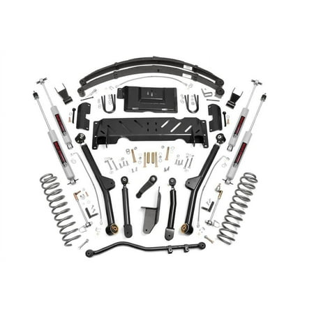 Rough Country 6.5" Lift Kit (fits) 1984-2001 Jeep Cherokee XJ | 2.5L/4.0L | N3 Shocks | Long Arm Suspension | 67222