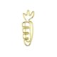 thumbnail image 5 of Forma de rábano, 100 unidades, oro rosa y oro amarillo, clips divertidos y lindos, clips para planificador, suministros de oficina divertidos, regalos escolares, decoración de bodas, 5 of 5