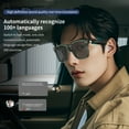 thumbnail image 3 of Lunettes de Traduction IA, 144 Langues et 3 Modes, Lunettes Traductrices Intelligentes en Temps Réel, Lunettes Audio 5.4 avec Micro et Haut-Parleur Intégrés, 3 of 7
