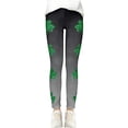 thumbnail image 6 of NAFUU Girls Wide Leg Pants St Patricks Day Leaf Printed Leggings Childrens Play Party Comfortable Stretch Athletic Yoga Bottoms Trousers Pants For Kids Girls Sizes 6-7 Years, 6 of 6