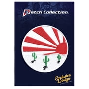Rising Sun Iron On Patch
