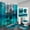 Color 18#, variant on Manatee Shower Curtain Set Blue Ocean Marine Animal Waterproof Bath Curtain Sets with Non Slip Rugs 4pcs Bathroom Decor Accessories