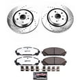 thumbnail image 3 of PowerStop Front Z36 Truck & Tow Carbon-Fiber Ceramic Brake Pad and Drilled and Slotted Rotor Kit Fits: LEXUS TOYOTA Select Models K7688-36, 3 of 9