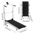 thumbnail image 4 of FVSA Foldable Manual Treadmill with Incline Walking Jogging Running Machine for Home Apartment Fitness 330Lbs Capacity, 4 of 8