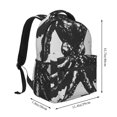 thumbnail image 2 of Lsque Sac à Dos Décontracté Motif Pieuvre Encre Abstraite pour École, Travail, Voyage – Sangles Réglables, Multiples Compartiments – Design Ergonomique, Compatible avec Ordinateurs Portables et Tablettes-Taille Unique, 2 of 5