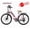 Pink, variant on 26" Electric Bike for Female, 28 MPH Women Electric Bicycles with New Shock Absorption, 1000W Motor, 48V 13Ah, Unisex, UL 2849 Certified, Green