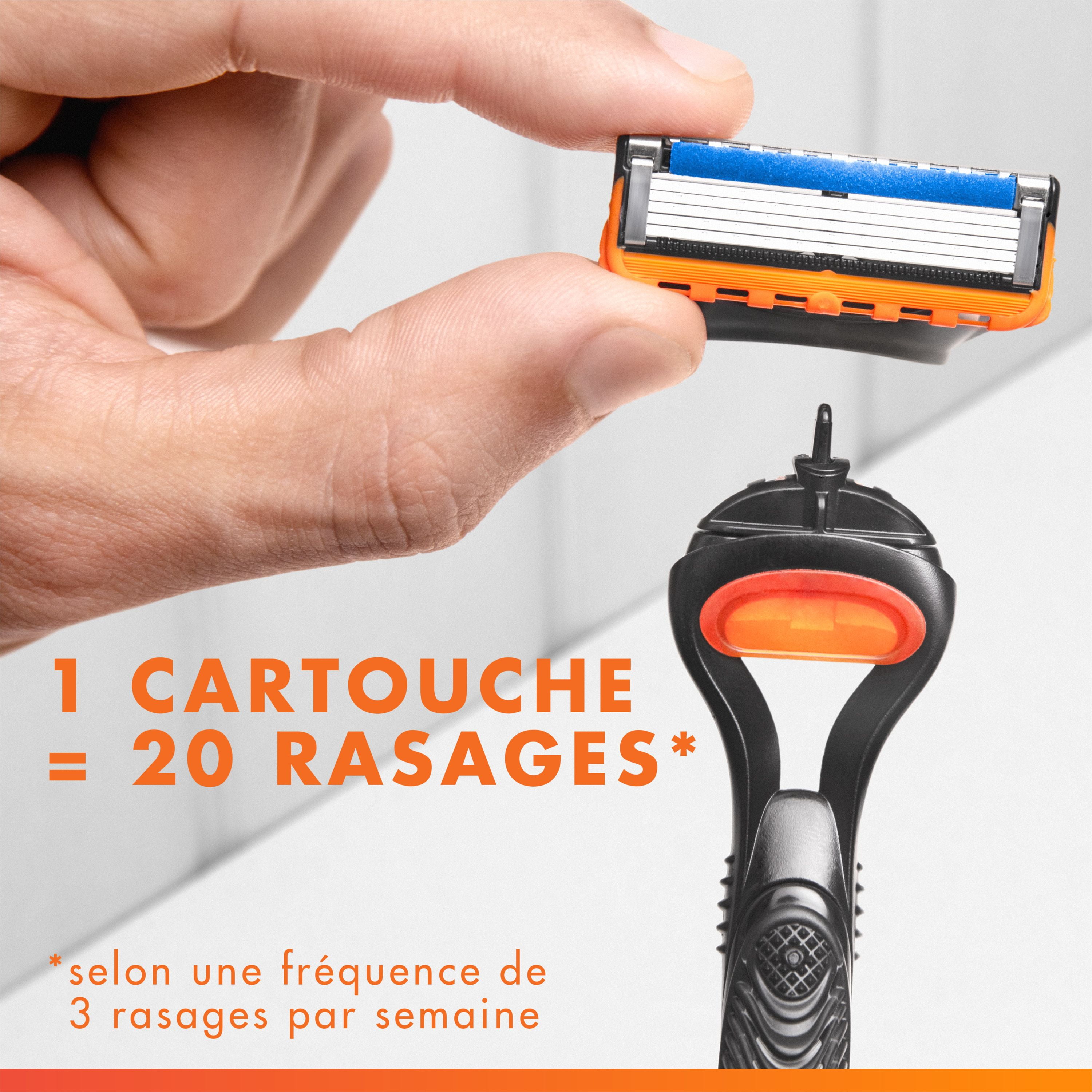 Cartouches de rechange Gillette Fusion5 pour hommes de rasoir, bande lubrifiante, lame de précision pour hommes, cartouches à 5 lames de rasoir pour un rasage de près 12CT