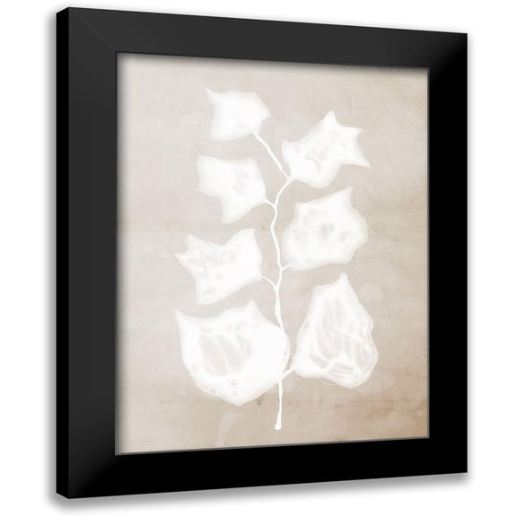Urban Road 12x14 Black Modern Framed Museum Art Print Titled - Paper Bark II
