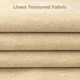 thumbnail image 3 of DriftAway Pinch Pleat Blackout Curtains 96 Inches Long 2 Panels Set Faux Linen Textured Curtains for Bedroom Living Room Thermal Insulated Privacy Back Tab Window Drapes 52x96 Beige, 3 of 7