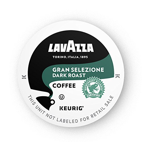 Lavazza Single Serve Coffee K Cups for Keurig Brewer, Dark Roast, Gran