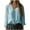 Light Blue, variant on Dxzfnsa Womens 2025 Fall Sweaters Casual Long Sleeve Ribbed Knit Pullover V Neck Lightweight Crochet Pullover Sweater Top S-5XL