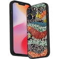 thumbnail image 1 of apanese-traditional-textile-3 Phone Case, Degined for iPhone 14 Pro Max Case Men Women, Flexible Silicone Shockproof Case for iPhone 14 Pro Max, 1 of 1