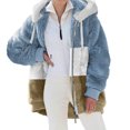 thumbnail image 2 of Lilgiuy Womens Warm Faux Coat Jacket Winter Zipper Long Sleeve Outerwear, 2 of 5