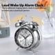 thumbnail image 4 of Loud Alarm Clock For Heavy Sleepers Adults,4 Inch Silent Non-ticking Quartz With Backlight,twin Bell (blue), 4 of 5