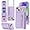 B+Purple, variant on iPhone 14 Case with Card Holder for Women, iPhone 14 Phone Case Wallet with Strap Credit Card Slots Crossbody with Kickstand Zipper Case for iPhone14 - Purple