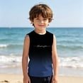thumbnail image 2 of Wxolcjlv Boys Summer Baech Gradient Tank Top Casual Comfortable Swim T Shirt, Sizes 3-14, 2 of 4