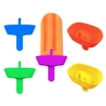 thumbnail image 2 of 5 PCS Drip Free Popsicle Holder for Kids, Reusable Silica gel Popcical Holder, Silicone burr-free safety Mess Free Frozen Treats Holder with Straw Popsicle Holder for Kids (5 colors), 2 of 7