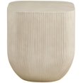 thumbnail image 3 of Meridian Furniture Table d'Appoint en Béton Beige pour Intérieur/extérieur, 3 of 9