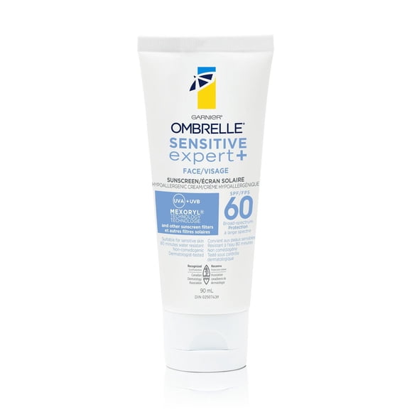 Sensitive Expert Facial Sunscreen SPF 60, Hypoallergenic, For The Most Sensitive Skin, 90 mL