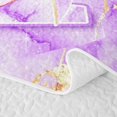 thumbnail image 5 of Manfei Cute Monogram T Quilt King,Pretty Bownot King Coverlet Set,Purple,3pcs, 5 of 7