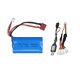 thumbnail image 2 of Batería Lipo de 7,4 v y 1500mah para Wltoys 12423 12428 12401 12402 12402a, batería de coche sobre orugas, batería de litio de 1500 Mah y 7,4 V, 2 of 4
