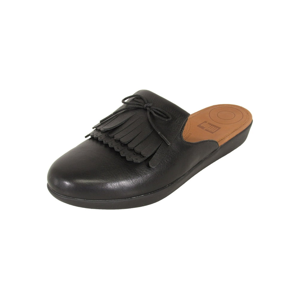 fitflop shove mule leather