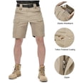 thumbnail image 3 of Men's Cargo Shorts - Durable Multi Pockets for Outdoor Hiking and Workwear(No Belt), 3 of 6