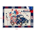 thumbnail image 3 of Independence Day Placemats - Set of 4, 4th of July Patriotic Table Mats for Home Decorations, American USA Flag Place mats, Red White Blue Stripes Stars Placemats for Memorial Day Home Kitchen Dinner, 3 of 4