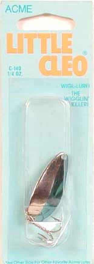 (3 pack) Acme Tackle Little Cleo Fishing Lure Spoon Nickel Blue 1/4 oz.