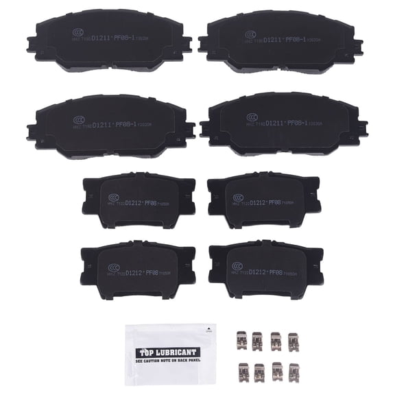 Axenor Front   Rear Ceramic Brake Pads 8.51790085679008E 19