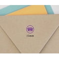 thumbnail image 2 of Printtoo CROWN DESIGNSelf Inking Mini Rubber Stamp Colop Round Decorative Teachers Stamps 12mm, 2 of 2