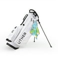 thumbnail image 4 of Uther Cart Golf Towel in Multi Fashion Prints, Golf Towels for Golf Bags for Men and Women Golf Accessories, Microfiber Sports Towel with Carabiner Clip (15 Inch x 24 Inch), 4 of 5