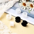 thumbnail image 5 of 1Bag 6Pcs 3 Colors Pulley Silicone Ear Gauges Flesh Tunnels Plugs Ring Mixed Color 14mm Hole: 11.2mm 2pcs/color DIY, 5 of 6