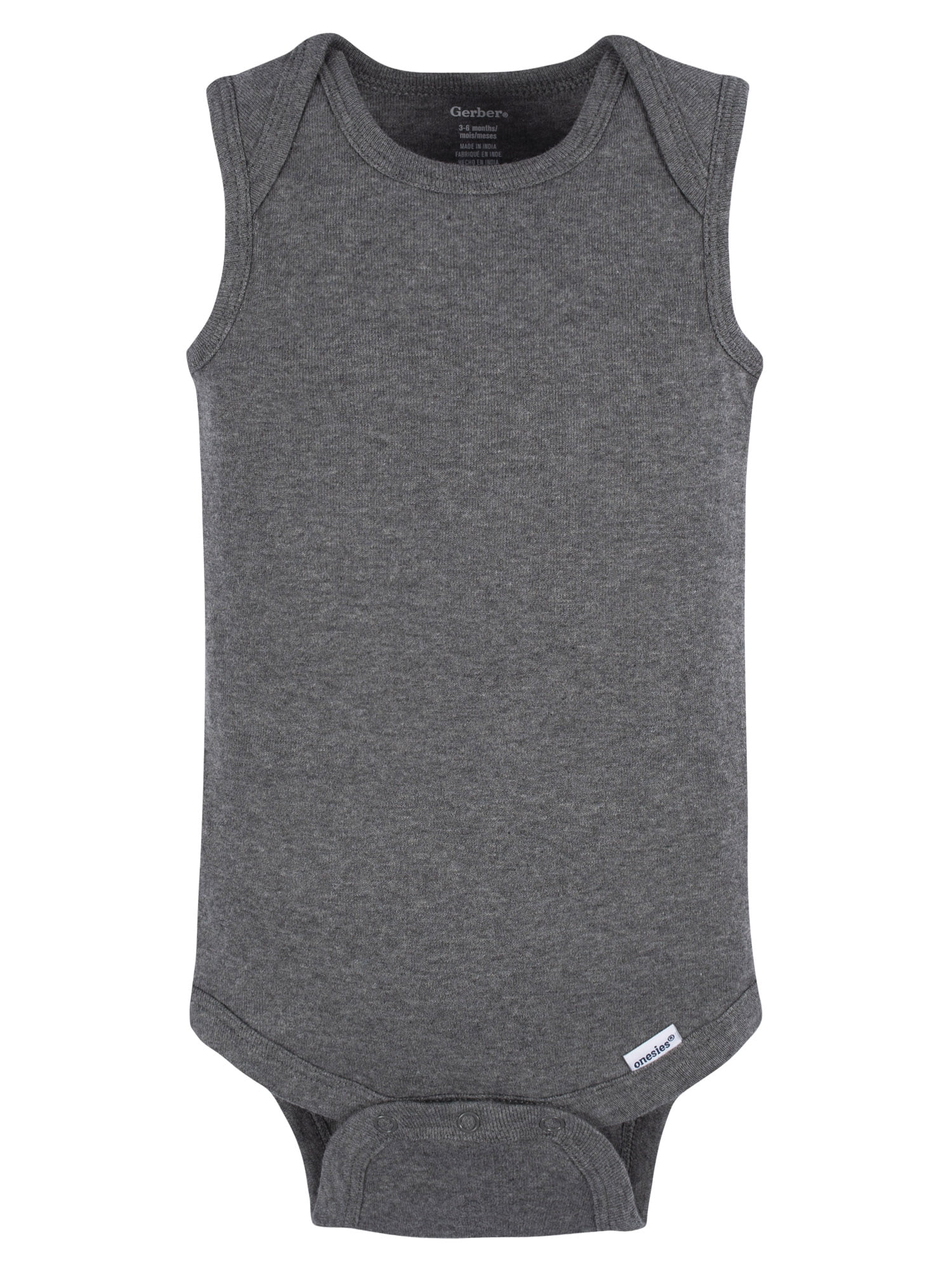 Gerber Baby Boys or Girls Casual Sleeveless Bodysuits, 5-Pack, Sizes 0/3 Months- 24 Months
