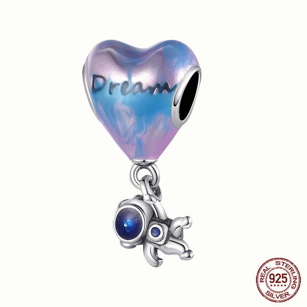 Charms Moda 925 Plata Esterlina Astronauta Serie Espacial Encantos Abalorios Compatible Con Pandora 925 Pulseras Originales DIY Aniversario Joyería 2023