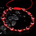 thumbnail image 4 of Pulseras turcas de la suerte contra el mal de ojo para mujeres y hombres, cuentas de cristal coloridas, pulsera con dijes de cuerda trenzada, regalo de joyería de amistad para parejas, 7 Uds. ER, 4 of 6