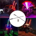 thumbnail image 4 of LED Whip Lights, Stable 20 Colors LED Flagpole Light Anti Break Brightness Speed Change 2 Pcs Bendable  For Boat, 4 of 8