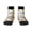 2 Black-1, variant on Gnome and Surfing Pattern Quarter Crew Socks,Toe Seamed Ankle Socks,Cotton Cushioned Breathable Athletic Crew Sports Socks