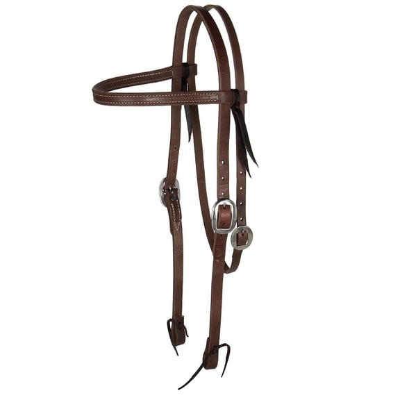Nrs 3/4in Oiled Draft Straight Browband Head